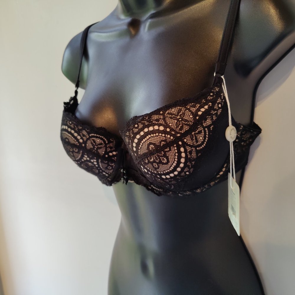 NEW Pleasure State Black Bra with lace